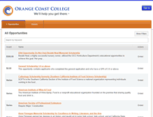 Tablet Screenshot of orangecoastcollege.academicworks.com