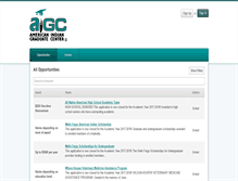 Tablet Screenshot of aigc.academicworks.com